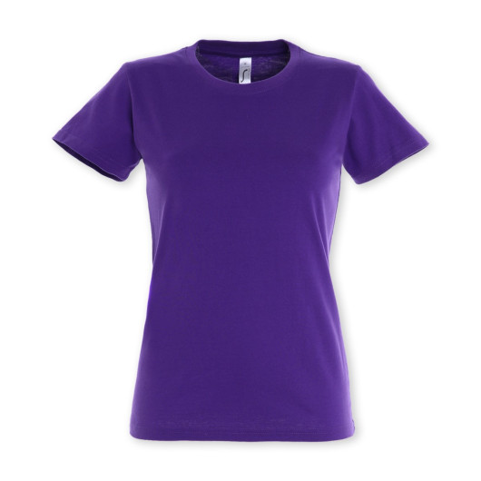 SOLS Imperial Womens Tees Dark Purple